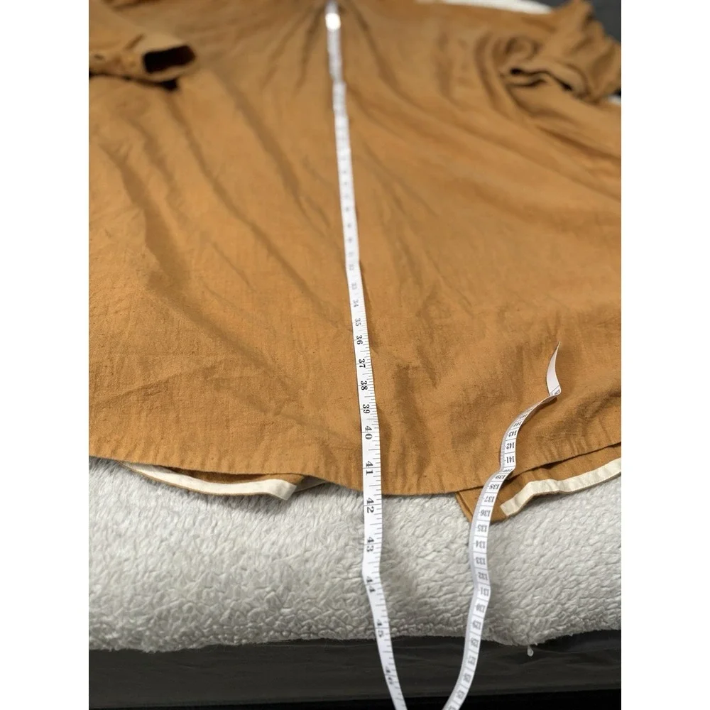 11.11 Eleven Eleven Women's Dancers Robe Button Mustard Yellow Size‎ Medium